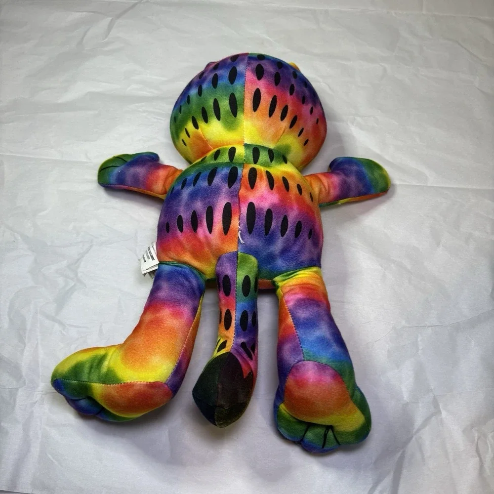 The Toy Factory Garfield Odie Cat Plush Stuffed Animal Rainbow Tie Dye‎ 11